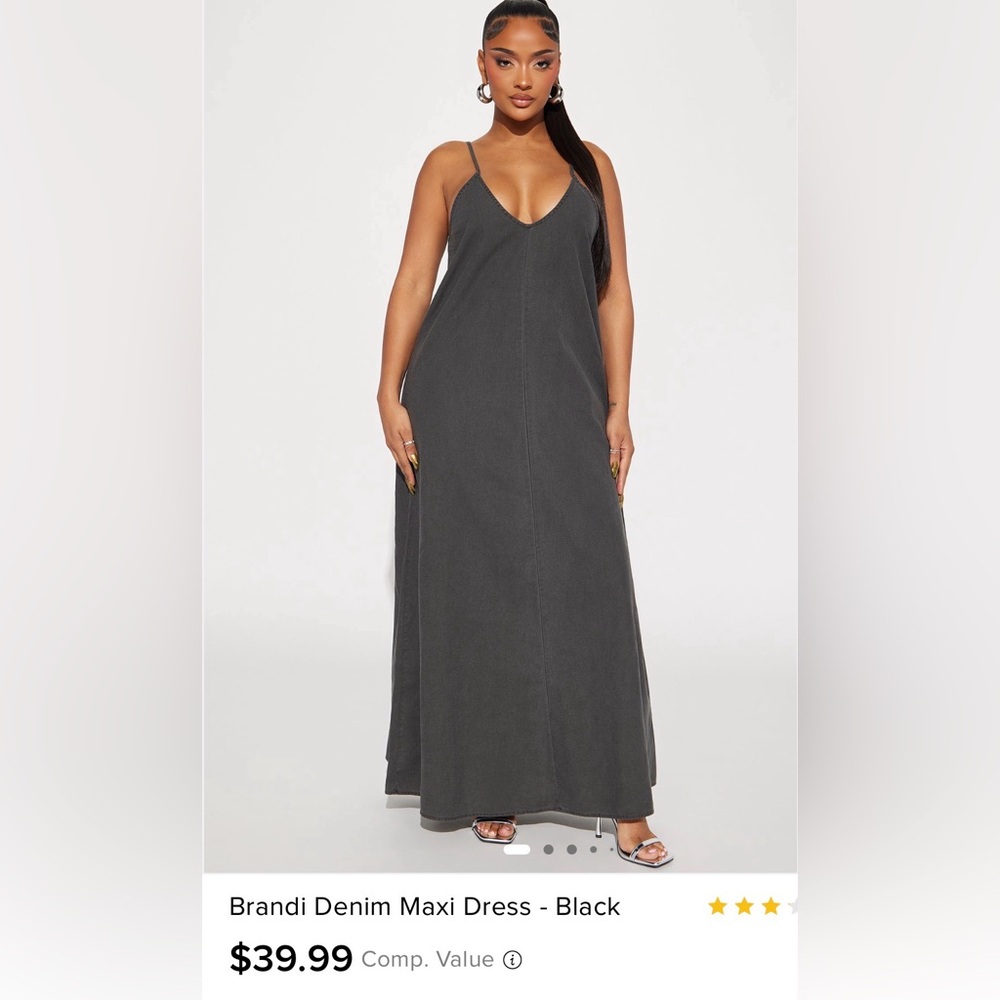 Denim Maxi Dress
